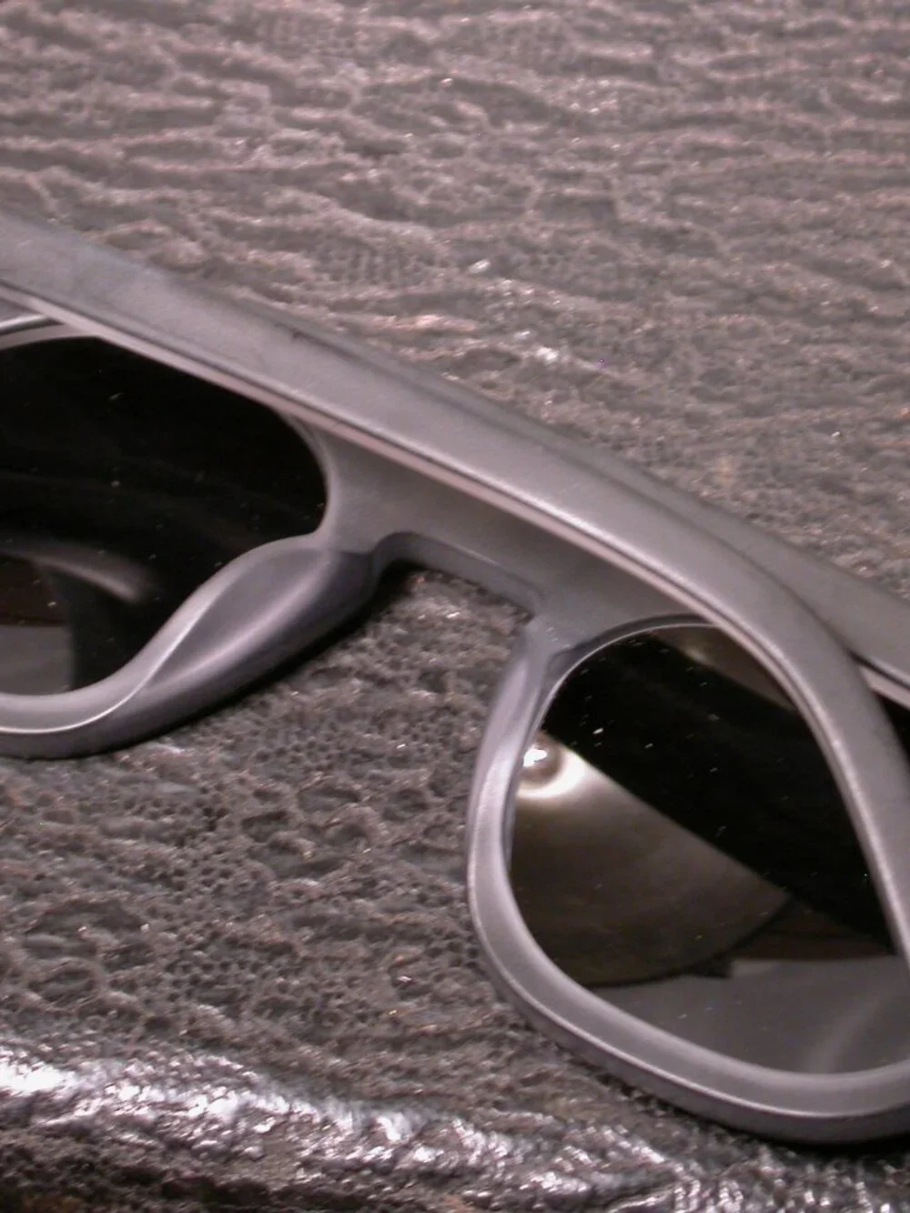 Tom Brady Chris Cloos Hand Made Matte Black Shades Sunglasses Frame Only